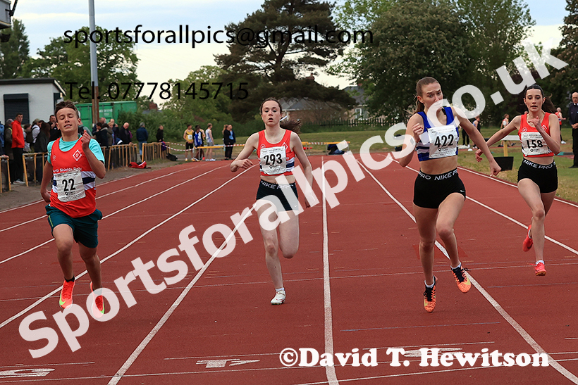 The 200 metres, 2025 NEGP No 2, Monkton Stadium, Wednesday, May 28th. Photo: David T. Hewitson/Sports for All Pics
